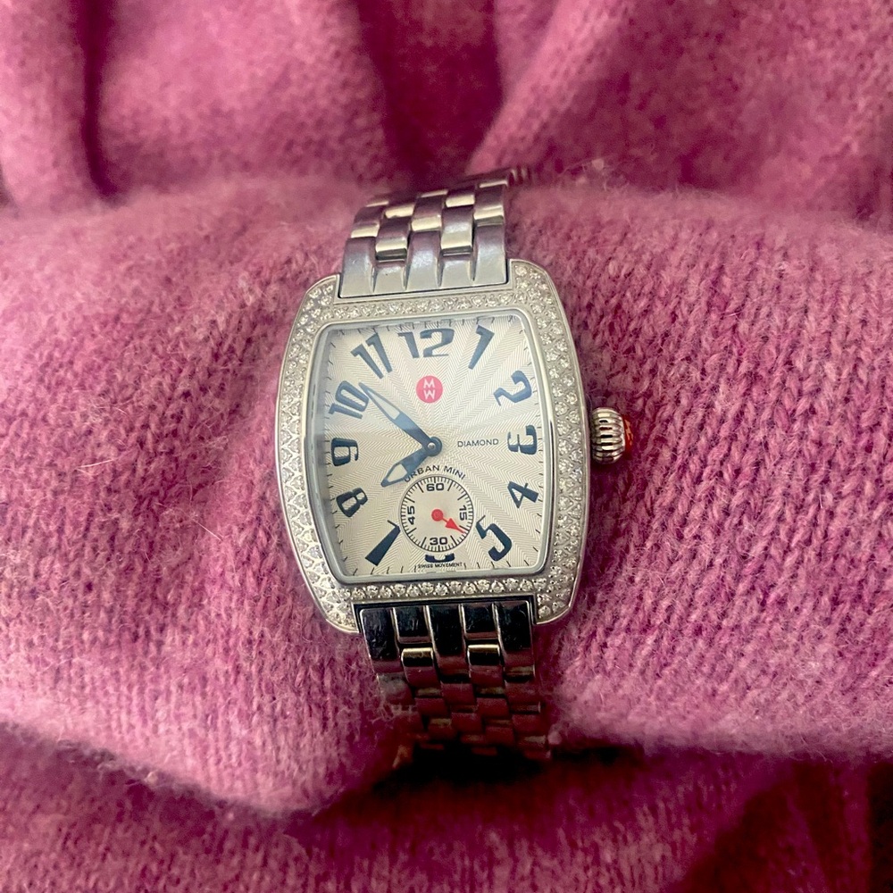 Michele watch with diamonds.